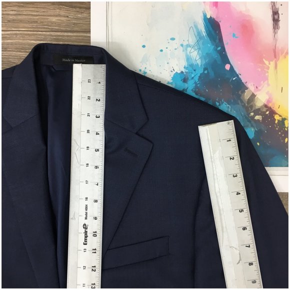 Ralph Lauren Mens Blazer Sport Coat Two Button Casual Jacket Size 42L Wool Suits - Picture 12 of 13